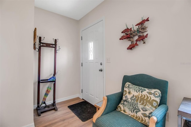 951 Varet Rd, Venice, FL 34293 - foyer with wood finished floors and baseboards