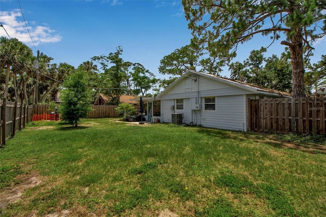 951 Varet Rd, Venice, FL 34293 - view of yard with central AC unit