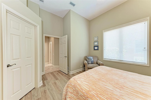 5205 88th St E, Bradenton, FL 34211 - bedroom with light wood finished floors and baseboards
