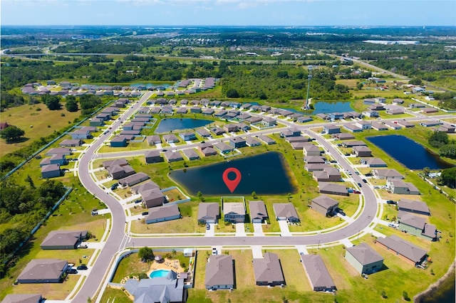 8656 40th Cir E, Palmetto, FL 34221 - aerial perspective of suburban area with a nearby body of water