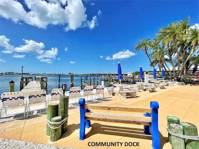 4412 125th St W, Cortez, FL 34215 - surrounding community featuring a water view and a dock