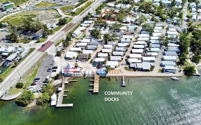 4412 125th St W, Cortez, FL 34215 - aerial view of property and surrounding area with a nearby body of water