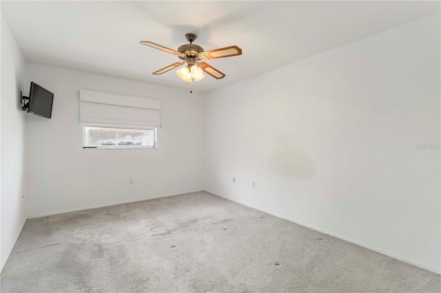 5062 White Oak Ct, Bradenton, FL 34207 - carpeted spare room featuring ceiling fan and baseboards
