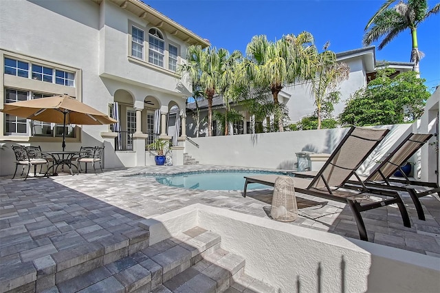 4108 Roberts Point Rd, Sarasota, FL 34242 - view of swimming pool featuring a patio area