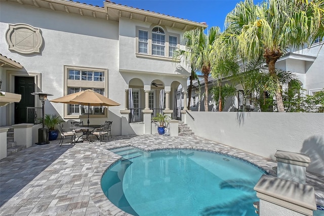 4108 Roberts Point Rd, Sarasota, FL 34242 - outdoor pool featuring a patio area