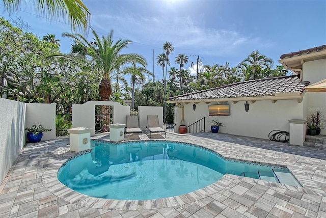 4108 Roberts Point Rd, Sarasota, FL 34242 - view of pool with a patio
