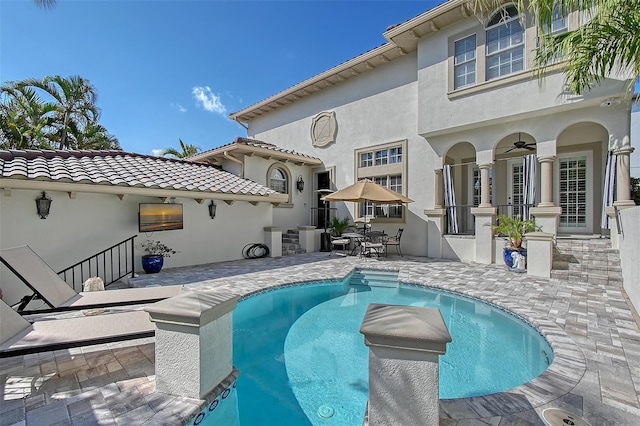 4108 Roberts Point Rd, Sarasota, FL 34242 - outdoor pool featuring a patio