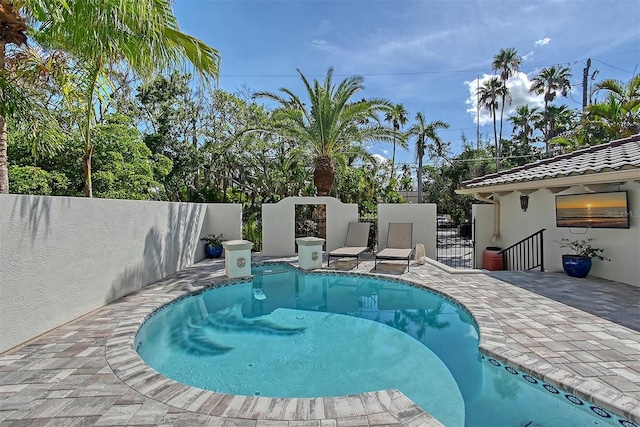 4108 Roberts Point Rd, Sarasota, FL 34242 - view of swimming pool featuring a patio area