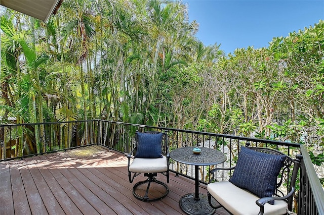 4108 Roberts Point Rd, Sarasota, FL 34242 - view of wooden terrace