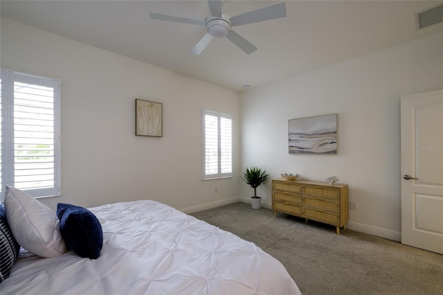 3631 Shimmering Oaks Dr, Parrish, FL 34219 - carpeted bedroom featuring baseboards and a ceiling fan