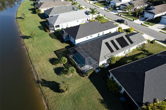3631 Shimmering Oaks Dr, Parrish, FL 34219 - aerial perspective of suburban area featuring a large body of water