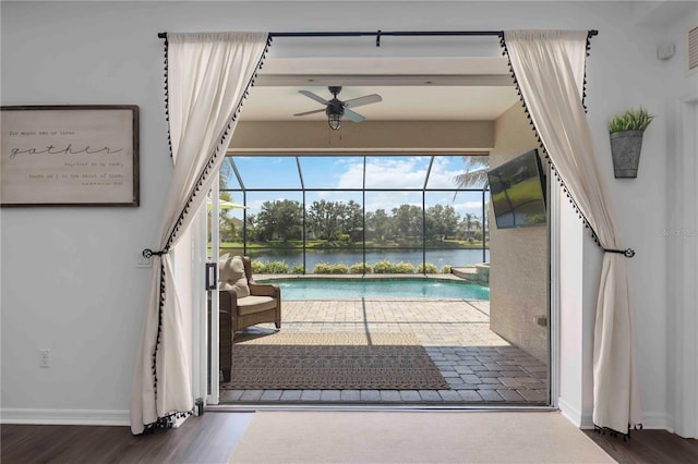 5020 Torrey Pines Run, Bradenton, FL 34211 - swimming pool featuring a lanai and a patio area