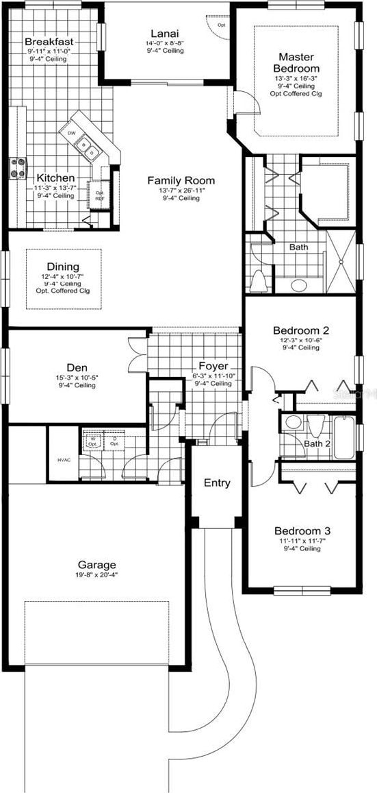 5020 Torrey Pines Run, Bradenton, FL 34211 - home floor plan