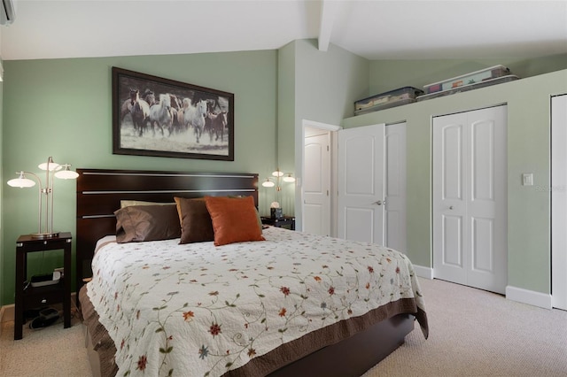 22063 Lake Lindsey Rd, Brooksville, FL 34601 - bedroom with carpet flooring, two closets, and baseboards