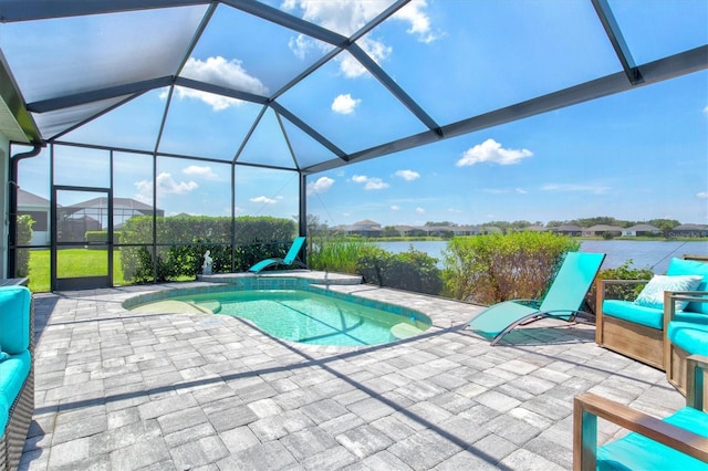 13849 Old Creek Ct, Parrish, FL 34219 - swimming pool featuring a patio area and a lanai