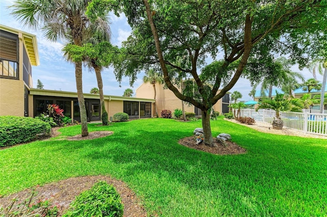 6030 7th Ave W Unit 6030, Bradenton, FL 34209 - view of yard featuring a sunroom