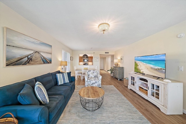 4570 Pinebrook Cir Unit 508, Bradenton, FL 34209 - living area featuring wood finished floors
