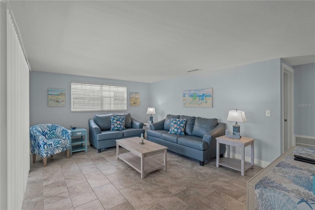 6150 Midnight Pass Rd Unit V4, Sarasota, FL 34242 - living room with baseboards