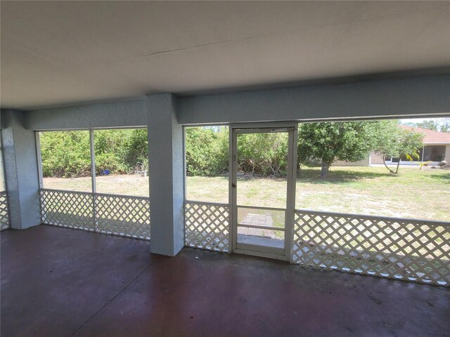 1422 Jakway Rd, North Port, FL 34288 - view of unfurnished sunroom