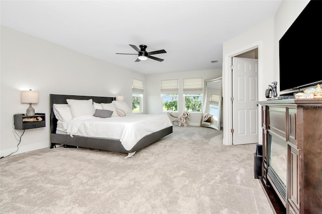 14787 Gallop Run Dr, Lithia, FL 33547 - carpeted bedroom featuring ceiling fan and baseboards