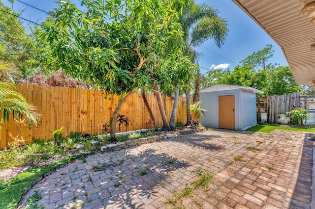 513 25th Ave W, Bradenton, FL 34205 - fenced backyard with a patio area and a gate