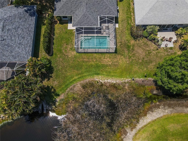 4758 Breezy Pines Blvd, Sarasota, FL 34232 - aerial view of property and surrounding area with a pool area