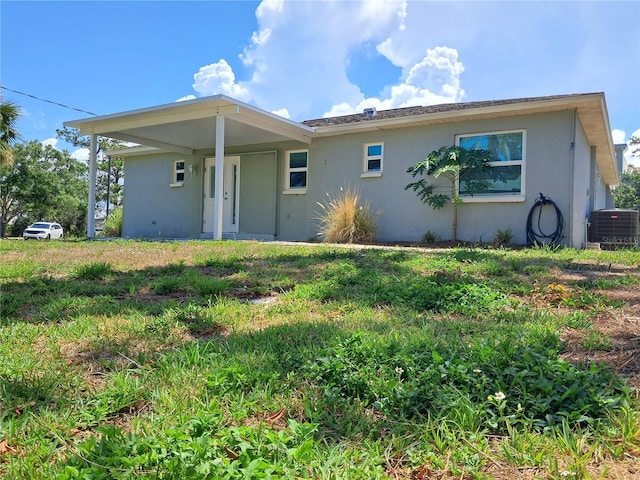 8730 Filson Pl, Sarasota, FL 34231 - single story home featuring stucco siding and central air condition unit