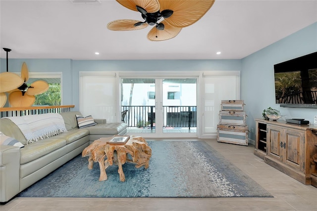 1001 Point Of Rocks Rd Unit 207, Sarasota, FL 34242 - living area featuring recessed lighting