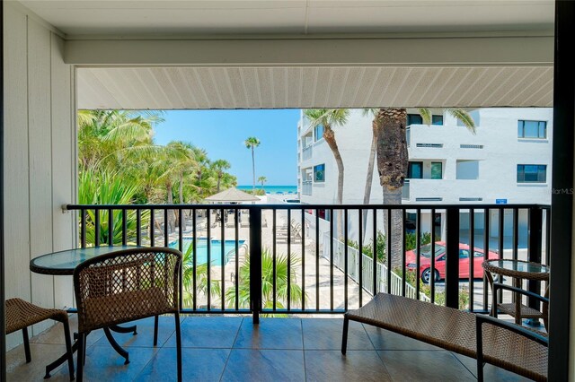 1001 Point Of Rocks Rd Unit 207, Sarasota, FL 34242 - balcony with a water view