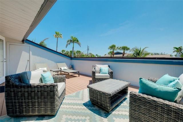 1001 Point Of Rocks Rd Unit 207, Sarasota, FL 34242 - view of patio with outdoor lounge area