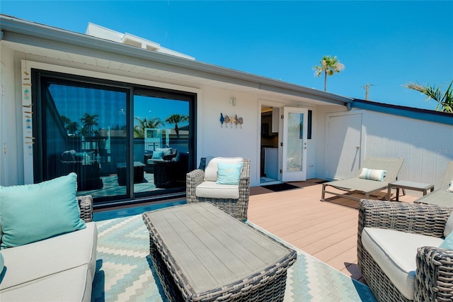 1001 Point Of Rocks Rd Unit 207, Sarasota, FL 34242 - view of wooden deck