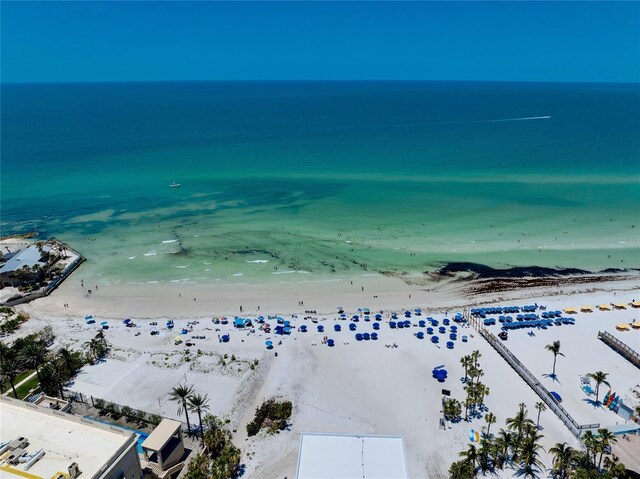 1001 Point Of Rocks Rd Unit 207, Sarasota, FL 34242 - drone / aerial view of waterfront with a beach