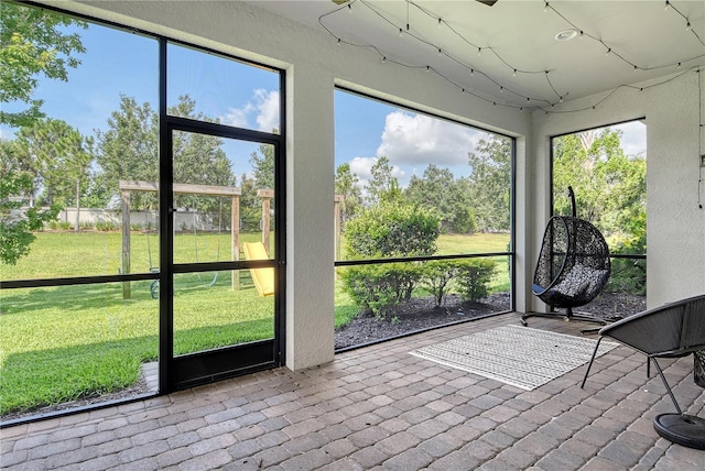 11502 Golden Bay Pl, Bradenton, FL 34211 - sunroom featuring plenty of natural light