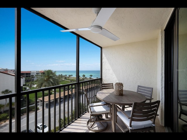 2045 Gulf Of Mexico Dr Unit M1-505, Longboat Key, FL 34228 - balcony featuring a water view