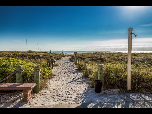 2045 Gulf Of Mexico Dr Unit M1-505, Longboat Key, FL 34228 - view of yard with view of water and beach