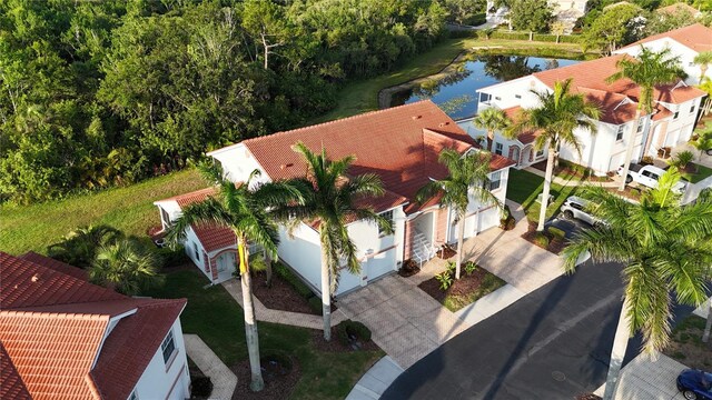 7532 Marsh Orchid Cir Unit 8-201, Bradenton, FL 34203 - aerial view of property and surrounding area with a large body of water