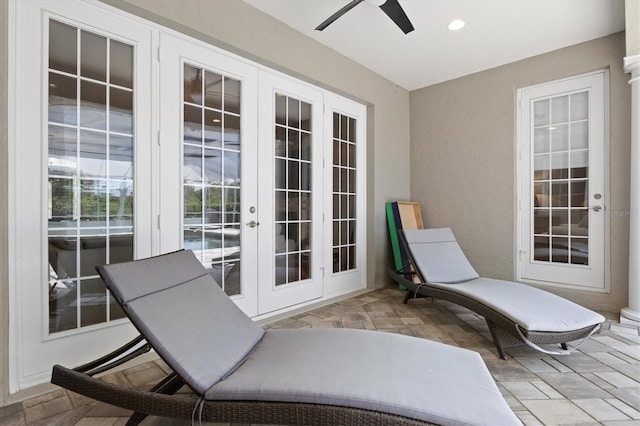 5373 Anthony Ln, Sarasota, FL 34233 - sunroom with french doors