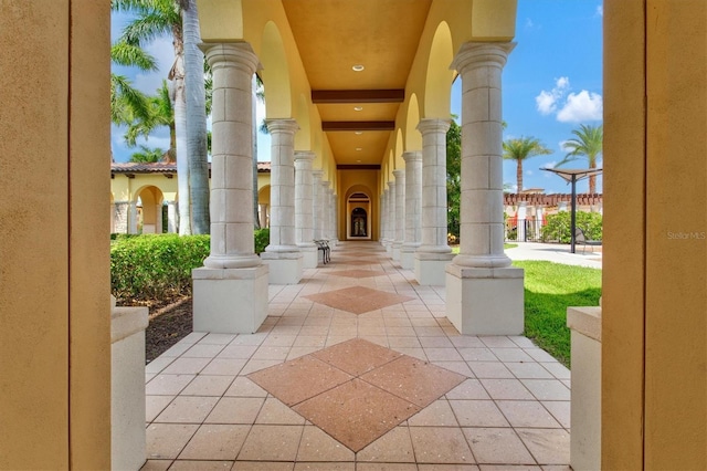 12230 Amica Loop, Venice, FL 34293 - doorway to property with stucco siding