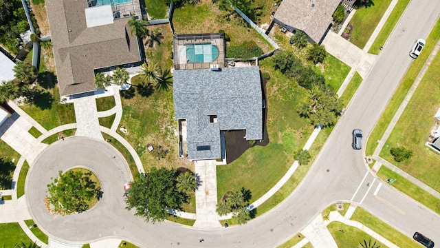 4308 Kingston Loop, Sarasota, FL 34238 - view from above of property featuring a pool