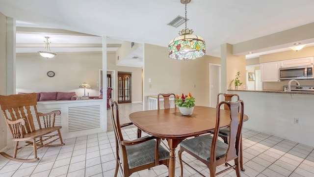 4308 Kingston Loop, Sarasota, FL 34238 - dining space featuring light tile patterned flooring