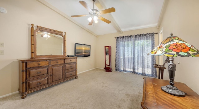 4308 Kingston Loop, Sarasota, FL 34238 - bedroom with light carpet, baseboards, and a ceiling fan