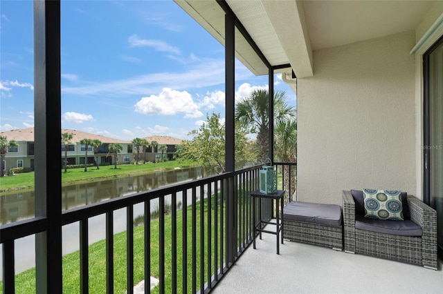 4204 Overture Cir # 4204, Bradenton, FL 34209 - balcony with a water view and a residential view