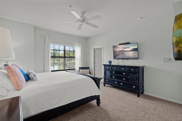 4204 Overture Cir # 4204, Bradenton, FL 34209 - carpeted bedroom featuring a ceiling fan and baseboards