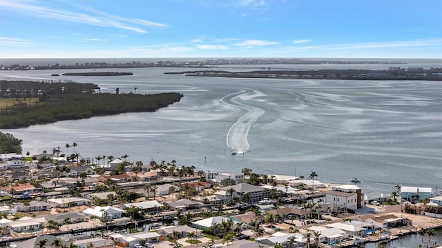 9822 Desoto Ct, Bradenton, FL 34210 - aerial perspective of suburban area featuring a nearby body of water