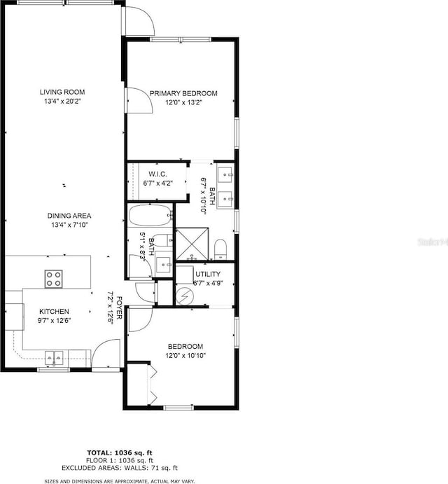9822 Desoto Ct, Bradenton, FL 34210 - floor plan / room layout