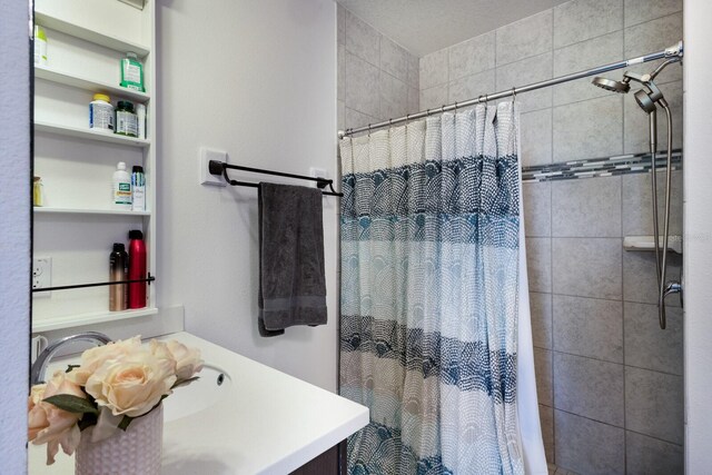 4739 Reisswood Loop, Palmetto, FL 34221 - bathroom featuring vanity and a tile shower