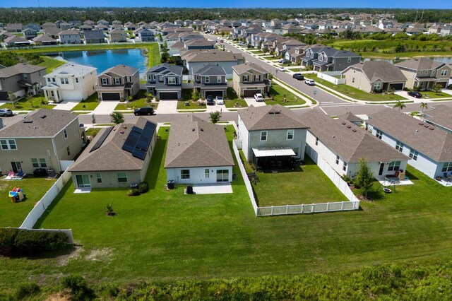 4739 Reisswood Loop, Palmetto, FL 34221 - aerial perspective of suburban area featuring a large body of water