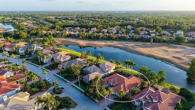 6914 Dominion Ln, Lakewood Ranch, FL 34202 - aerial view of residential area featuring a large body of water