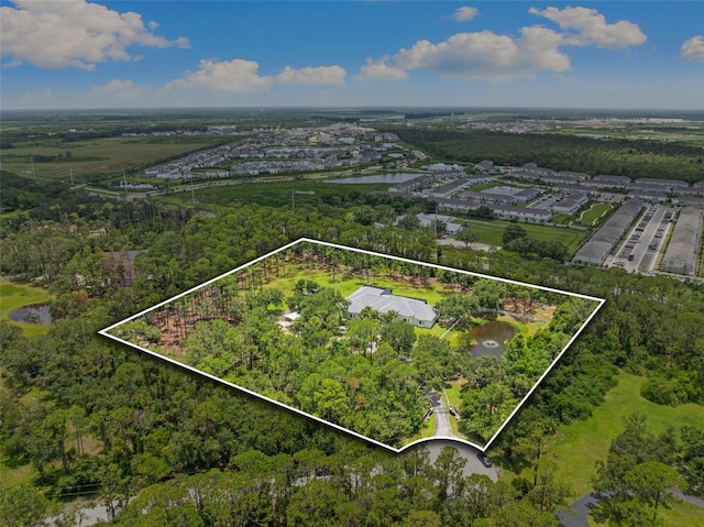 7051 Turtle Ln, Sarasota, FL 34241 - view of property location with a large body of water and property boundaries highlighted