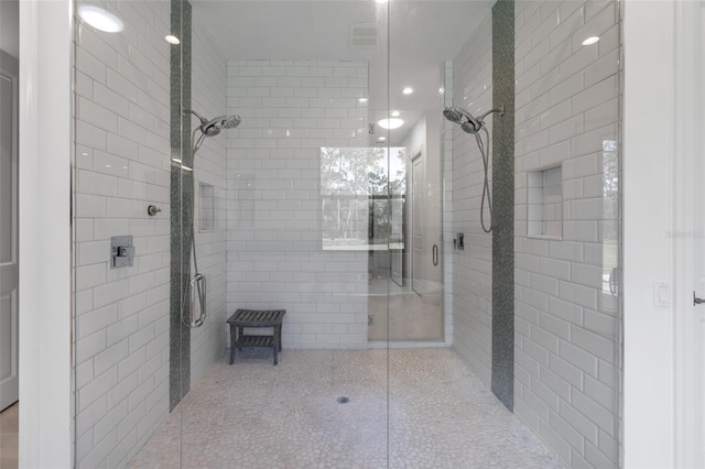 7051 Turtle Ln, Sarasota, FL 34241 - bathroom featuring a shower stall